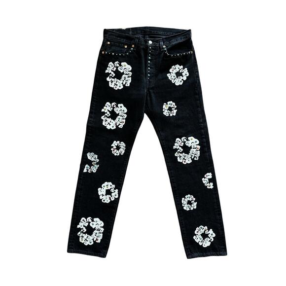 Denim Tears Rhinestone Collection Levis 501 - Picture 1 of 2